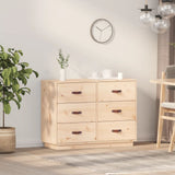 NNEVL Sideboard 100x40x75 cm Solid Wood Pine