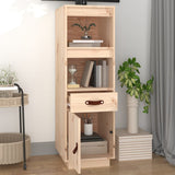 NNEVL Highboard 34x40x108.5 cm Solid Wood Pine