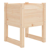 NNEVL Planters 2 pcs 40x40x52.5 cm Solid Wood Pine