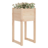 NNEVL Planter 40x40x81 cm Solid Wood Pine