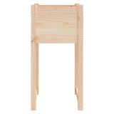 NNEVL Planter 40x40x81 cm Solid Wood Pine