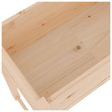 NNEVL Planter 78x40x81 cm Solid Wood Pine