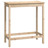 NNEVL Bar Table 100x50x110 cm Solid Wood Pine