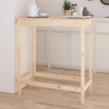 NNEVL Bar Table 100x50x110 cm Solid Wood Pine
