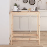 NNEVL Bar Table 100x50x110 cm Solid Wood Pine