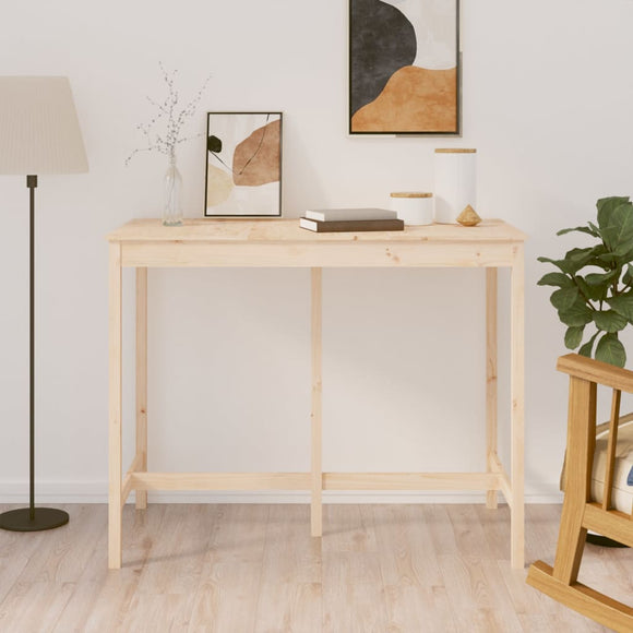 NNEVL Bar Table 140x80x110 cm Solid Wood Pine