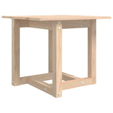 NNEVL Coffee Table 50x50x45 cm Solid Wood Pine