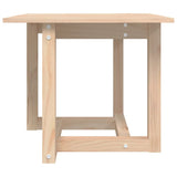 NNEVL Coffee Table 50x50x45 cm Solid Wood Pine