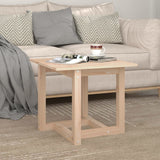 NNEVL Coffee Table 50x50x45 cm Solid Wood Pine