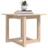 NNEVL Coffee Table 50x50x45 cm Solid Wood Pine