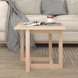 NNEVL Coffee Table 50x50x45 cm Solid Wood Pine