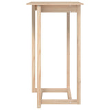 NNEVL Bar Table 60x60x110 cm Solid Wood Pine