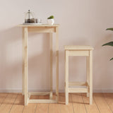 NNEVL Bar Table 60x60x110 cm Solid Wood Pine