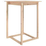 NNEVL Bar Table 80x80x110 cm Solid Wood Pine