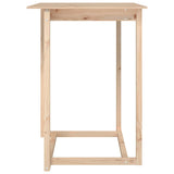 NNEVL Bar Table 80x80x110 cm Solid Wood Pine