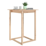 NNEVL Bar Table 80x80x110 cm Solid Wood Pine