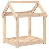 NNEVL Dog Bed 61x50x70 cm Solid Wood Pine