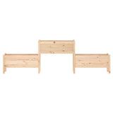 NNEVL Planter 245.5x44x75 cm Solid Wood Pine