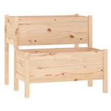 NNEVL Planter 84.5x84x75 cm Solid Wood Pine