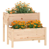 NNEVL Planter 84.5x84x75 cm Solid Wood Pine