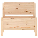 NNEVL Planter 84.5x84x75 cm Solid Wood Pine