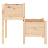 NNEVL Planter 84.5x84x75 cm Solid Wood Pine