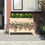 NNEVL Planter 110x84x75 cm Solid Wood Pine