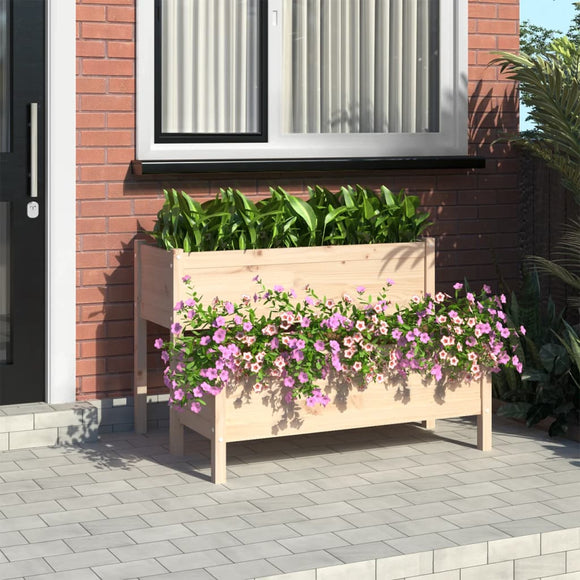 NNEVL Planter 110x84x75 cm Solid Wood Pine
