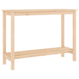 NNEVL Console Table 110x40x80 cm Solid Wood Pine