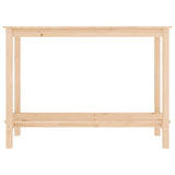 NNEVL Console Table 110x40x80 cm Solid Wood Pine