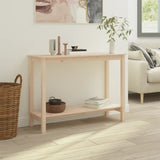 NNEVL Console Table 110x40x80 cm Solid Wood Pine