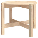 NNEVL Coffee Table Ø 62,5x45 cm Solid Wood Pine