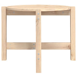 NNEVL Coffee Table Ø 62,5x45 cm Solid Wood Pine