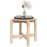 NNEVL Coffee Table Ø 52.5x45 cm Solid Wood Pine