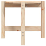 NNEVL Coffee Table Ø 52.5x45 cm Solid Wood Pine