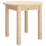 NNEVL Coffee Table Ø 45x40 cm Solid Wood Pine