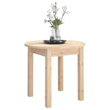 NNEVL Coffee Table Ø 45x40 cm Solid Wood Pine