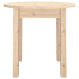 NNEVL Coffee Table Ø 45x40 cm Solid Wood Pine