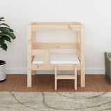 NNEVL Dog Bed 55.5x53.5x60 cm Solid Wood Pine