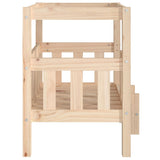 NNEVL Dog Bed 65.5x43x70 cm Solid Wood Pine