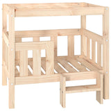 NNEVL Dog Bed 75.5x63.5x70 cm Solid Wood Pine