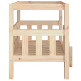 NNEVL Dog Bed 75.5x63.5x70 cm Solid Wood Pine