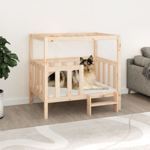 NNEVL Dog Bed 105.5x83.5x100 cm Solid Wood Pine