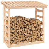 NNEVL Firewood Rack 108x64.5x110 cm Solid Wood Pine