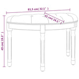 NNEVL Bench 81.5x41x49 cm Fabric