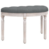 NNEVL Bench Dark Grey 81.5x41x49 cm Fabric