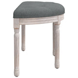NNEVL Bench Dark Grey 81.5x41x49 cm Fabric