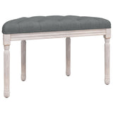 NNEVL Bench Dark Grey 81.5x41x49 cm Fabric