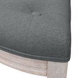 NNEVL Bench Dark Grey 81.5x41x49 cm Fabric