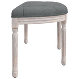 NNEVL Bench Dark Grey 110.5x45x49 cm Fabric